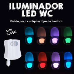 Iluminador LED WC