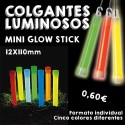 Colgantes Luminosos Mini Glow Stick 12x110mm