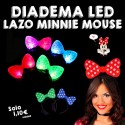 Diademas Luminosas Lazo Minnie Mouse LED