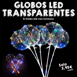 Globos LED Transparentes